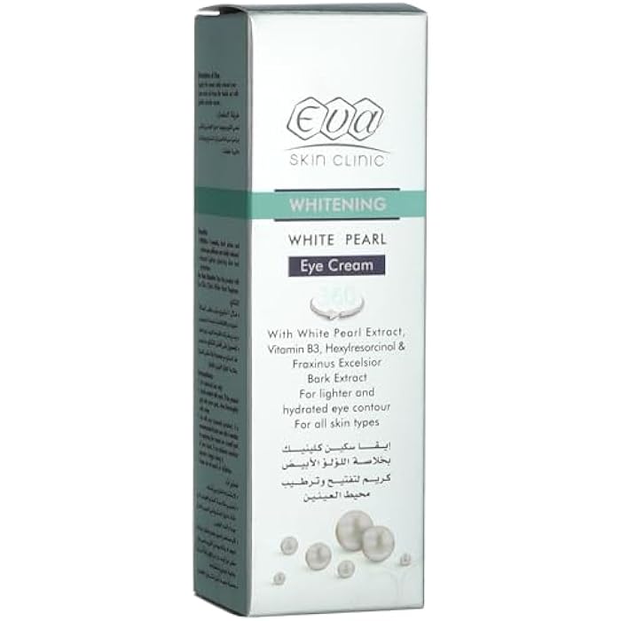 Eva Skin Clinic White Pearl Eye Whitening Cream - 15 ml - Image 2